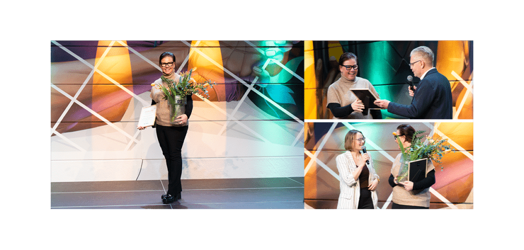 Ulrika Elmersson, VD på Skärteknikcentrum, tilldelades 2024 års Samverkanspris