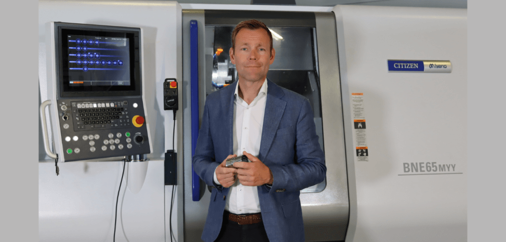 Martin Paland, vd på Bromi-Gruppen, har mycket att glädjas över. Företaget går mycket bra och de växer. Foto: Bromi-Gruppen