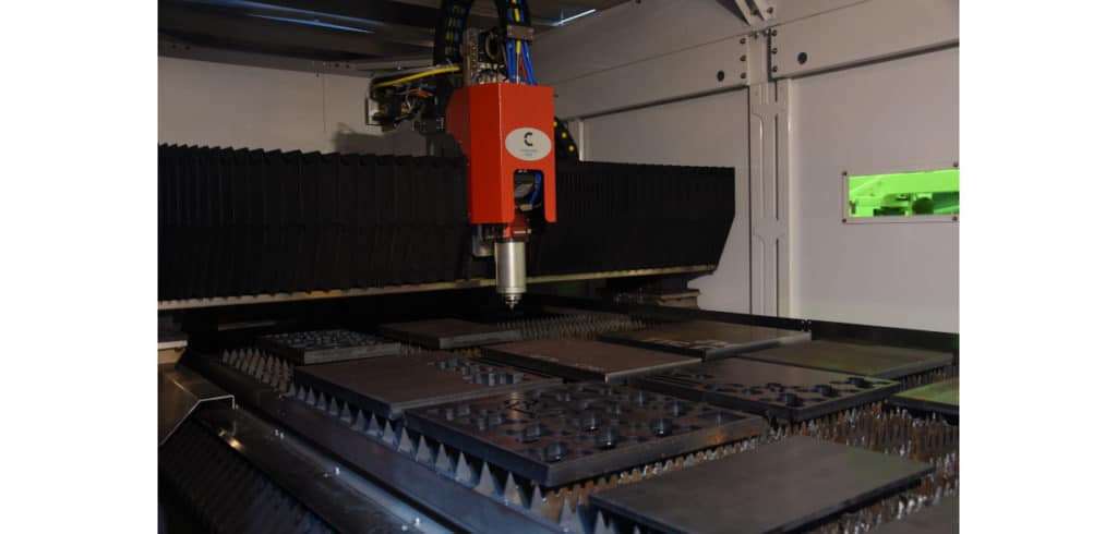 En riktig kraftlaser Cutlite Pentas Plus-serie kombinerar hög prestanda, styvhet och hög effektivitet. Foto: Per Sjögren