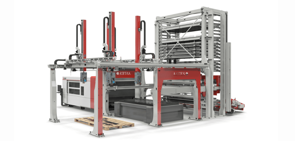 Din Maskin växlar upp ASTES4 SortPro med Single-Tower Storage System sorterar detaljer så snabbt som 3,5sek/detalj. Foto: ASTES4