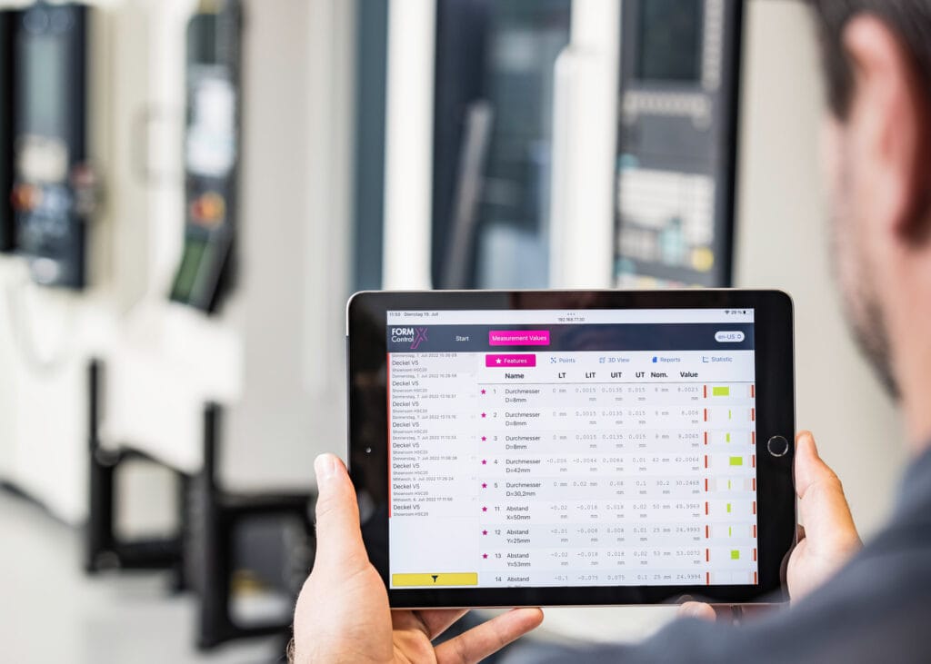 FormControl X är en avancerad serverbaserad kraftfull mjukvara för offline–programmering av avancerade mätprogram i CAD-miljö. Foto: Blum Novotest
