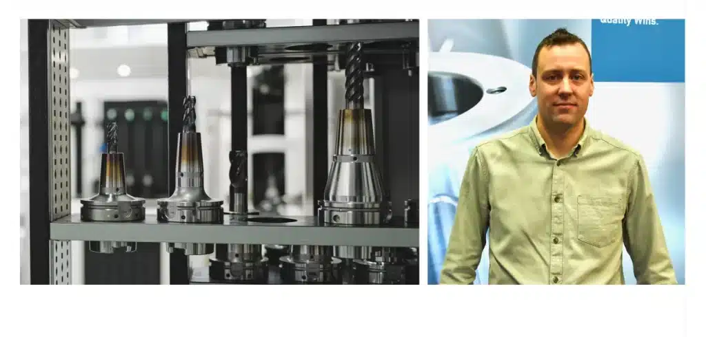 Johan är väl införstådd med Haimers produkter Bild från Heimers hemsida och foto på Johan Karlsson tagit av Per Sjögren