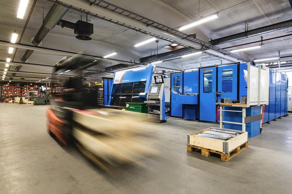 Anderstorps Mekaniska Verkstads fullträff Full action hos Anderstorps Mekaniska Verkstad efter investeringen.