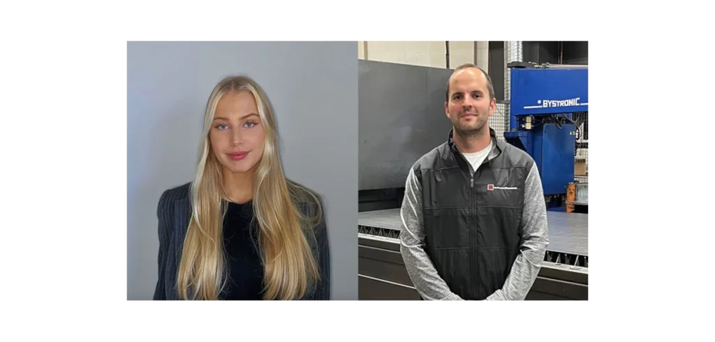 Studenten Klara Eriksson & Mattias Österberg, HR-chef på AB Linde Maskiner