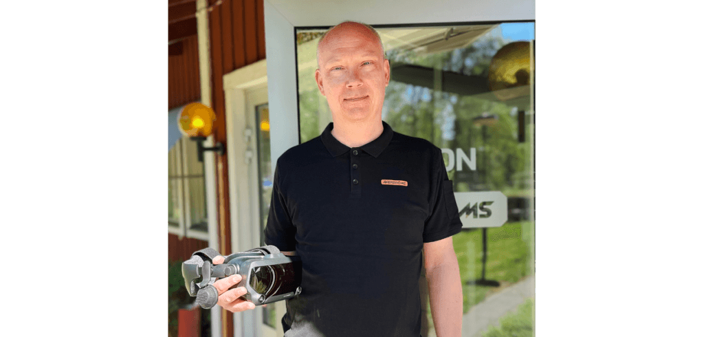 Åkerströms revolutionerar kranoperatörsutbildning med VR-simulatorer Magnus Kenger, affärsutvecklare på Åkerströms.