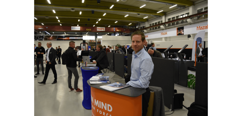 Mikael Mårtensson Heimdal på OPENMIND Technologies Scandinavia under RavemaExpo i december. Foto: Per Sjögren