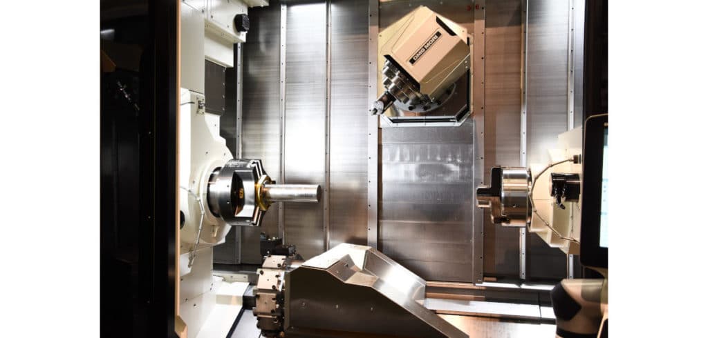 Tilltänkta köpare av en NTX 3000 är de som har behov av att kunna göra klart detaljer i en och samma maskin där såväl avancerade fräs- som svarvoperationer har genomförts. Foto: Per Sjögren