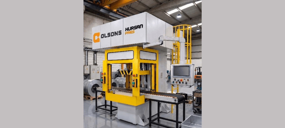 Hürsanpressen är utvecklad för att möta specifika krav i produktionen.