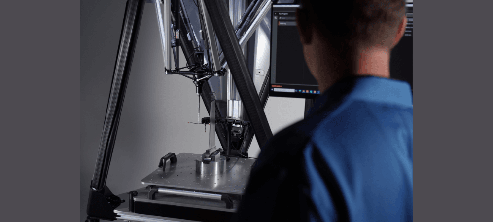 Ny version av Equator Equator-X 500 klarar två mätmetoder, den kan användas som en koordinatmätmaskin och även som en konventionell Equator. Foto: Renishaw