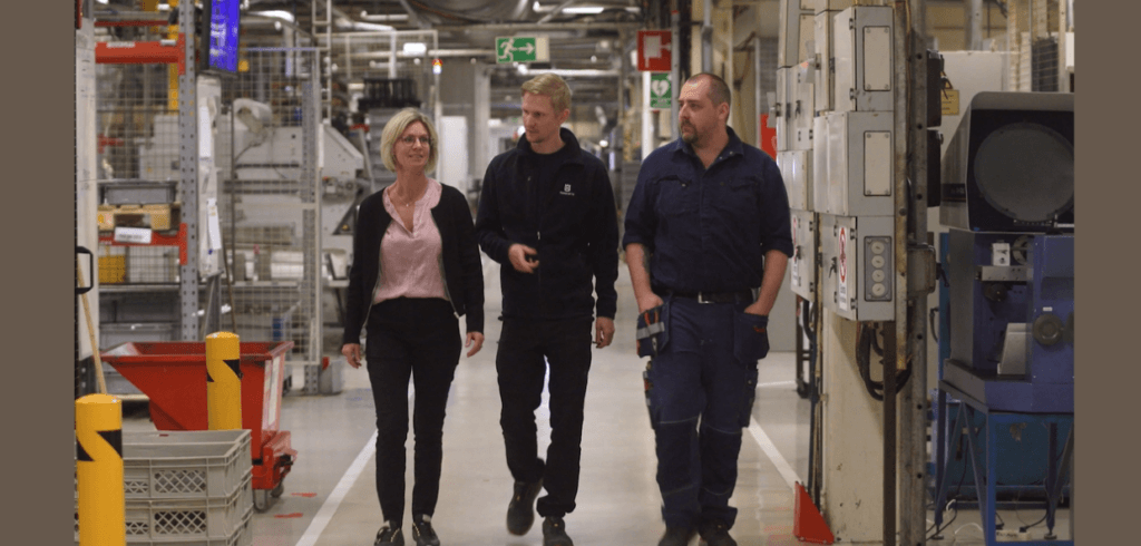 Färre oplanerade stopp i produktionen är målet för Husqvarna i Brastad som medverkat i forskningsprojektet ReStart II. Foto: Markus Rytilahti.