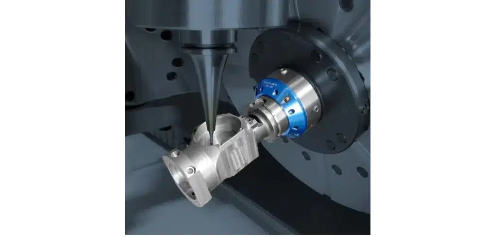 En innovativ chuck Swift Klamp är ett chucksystem för femaxlig bearbetning. Foto: Kitagawa