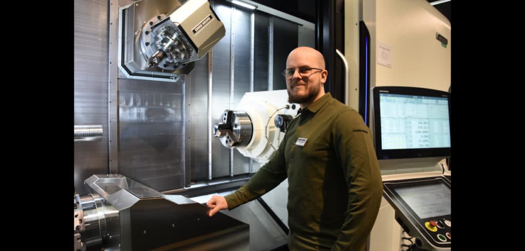 Tom Stenberg servicetekniker på DMG Mori Sverige.