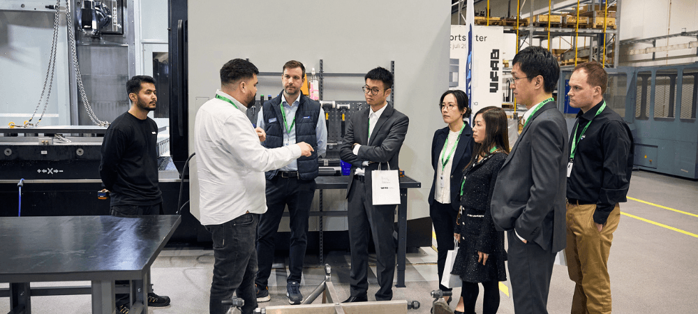 En av maskinerna i fabriken är MTE RT 3500. Spanska maskintillverkaren MTE har ett brett sortiment av fräsmaskiner med olika konfigurationer som kan kundanpassas.