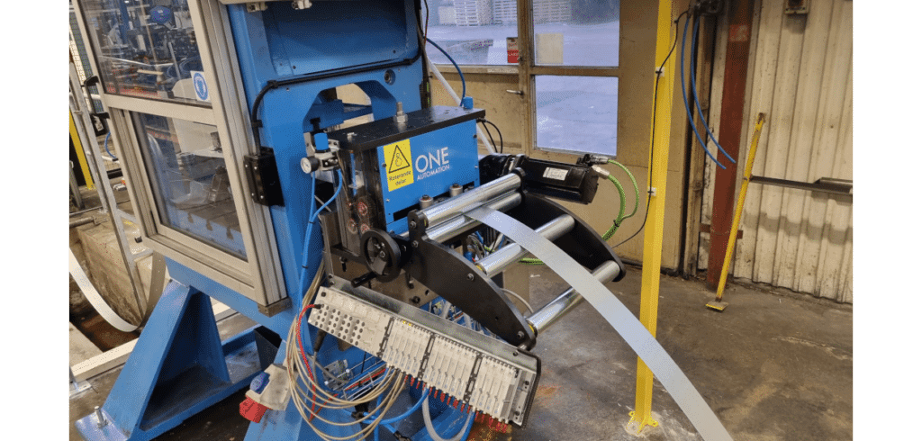 One Automation storsatsar på Elmia One Automations valsmatare skiljer sig från andra valsmatare i och med att den har nållagrade valsar i stället gör kullager. Foto: One Automation