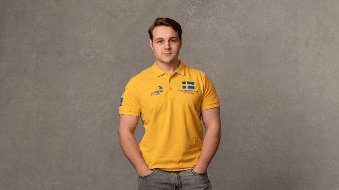 Måns Kronmar är beredd för att tävla i Yrkes-VM och att få göra sitt bästa. Foto: WorldSkills Sweden AB